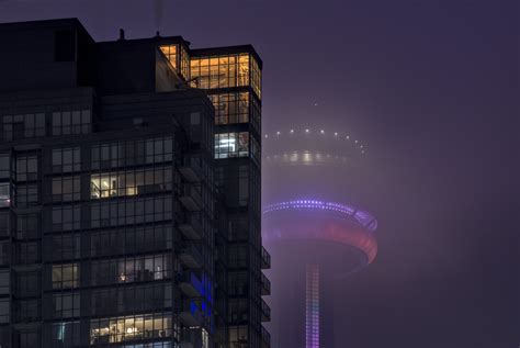 cn tower   fog urbantoronto
