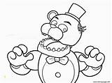 Freddy Fazbear Coloring Pages Collection Divyajanani Fnaf sketch template