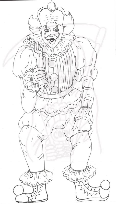 spooky clown coloring pages thiva hellas