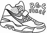 Coloring Pages Shoes Curry Stephen Getdrawings sketch template