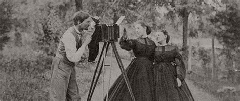 Vintage 19th Century Photographers With Their Cameras