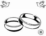 Ring Wedding Coloring Rings Drawing Pages Diamond Engagement Drawings Anniversary Line Happy Clipart Marriage Easy Collection Printable Draw Cartoon Jewelry sketch template