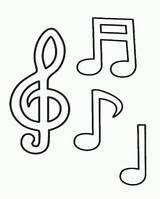 Musicais Notas Moldes Instrumentos Imprimirdesenhos sketch template