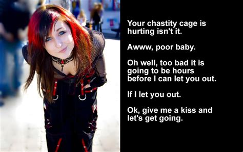 goth in gallery femdom chastity captions 7 picture 4 uploaded by seeking slavery on