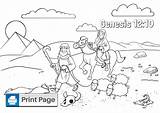 Abraham Coloring Sarah Pages Kids Genesis Printable Niv sketch template