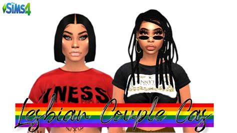 Lesbian Couple Cas The Sims 4 💕💕💕 Cc Folder And Sim Dl Youtube