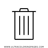 garbage coloring page ultra coloring pages