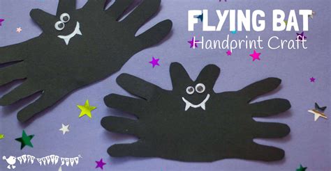 halloween bat handprint craft kids craft room