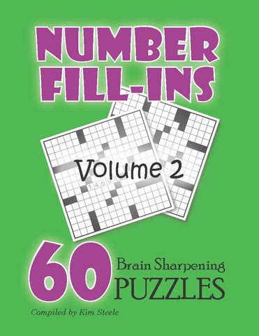 number fill  puzzles volume  printable  puzzles  print