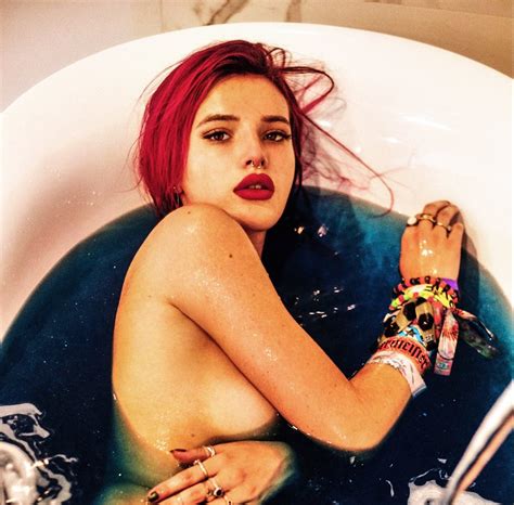 bella thorne nude in a bath tub photoshoot by damon baker 2017 [updated] celebsflash