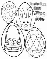 Easter Coloring Egg Pages Hunt Crayola Kids Eggs Print Color Worksheets Worksheet Activities Printable Colouring Bunny Cut Sheets Crafts Cross sketch template