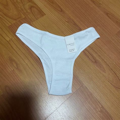 Brand New White Panty Panties Thong Women S Fashion New Undergarments