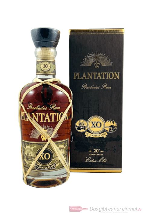plantation  anniversary barbados rum  dasgibtesnureinmalde