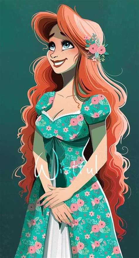 Character Design Of Giselle From The Disney Movie