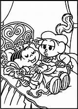 Coloring Monica Sleeping Cotton Sweet Collection Beautiful Wecoloringpage sketch template