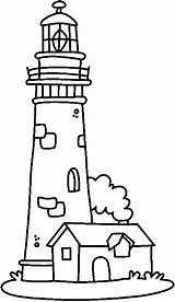 Lighthouse Coloring Pages Clipart Phare Lighthouses Dessin House Colorare Da Faro Patterns Colouring Book Printable Drawing Disegni Sketch Adult Template sketch template