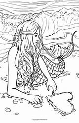 Coloring Mermaid H2o Meerjungfrau Mermaids Kleurplaten Colorare Mystical Sirenas Disegni Ausdrucken Fairy Zeemeermin Selina Fenech Myth Volwassenen Mandalas Kleurplaat Anime sketch template