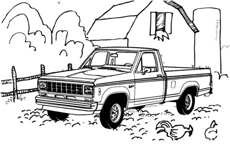 lowered chevy truck coloring page coloring pages