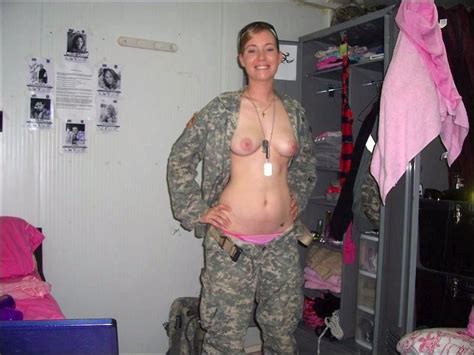 nude female army officer