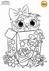 Cuties Sovushka Owl Bojanke Bontontv Slatkice все раскраски из категории sketch template