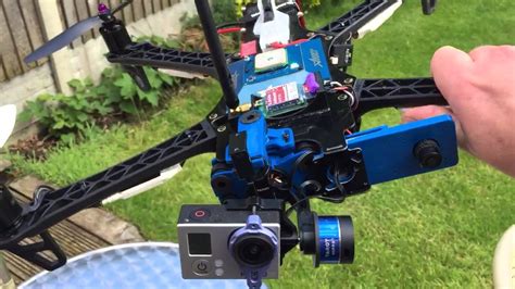 tbs discovery tarot brushless gimbal mount  printed   disco  core fitted youtube