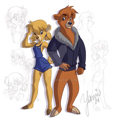 molly cunningham and kit cloudkicker from talespin by