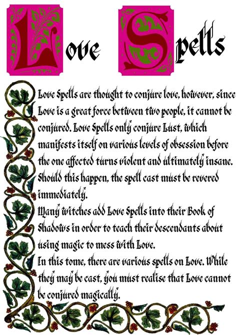 book  shadows pages love spells real love spells book  shadows love spells