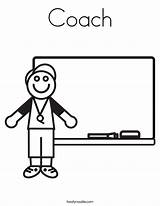 Coach Coloring Built California Usa sketch template