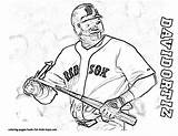 Baseball Coloring Player Drawing Pages Line Getdrawings Popular sketch template