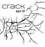 Crack Vector Vectors sketch template
