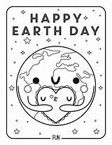 Earth Coloring Printable Kids Activities May sketch template