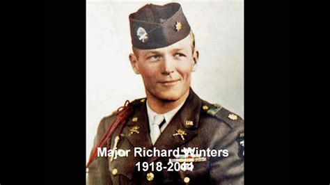 Military Minute Major Dick Winters Rip Youtube