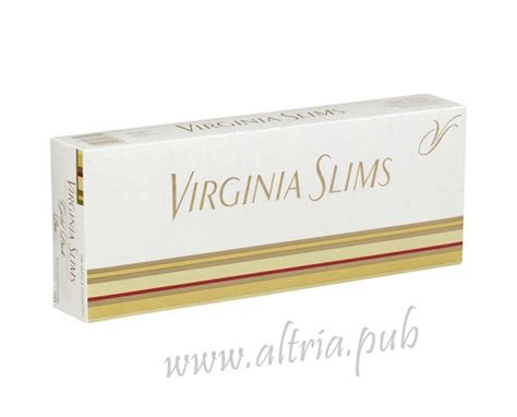 virginia slims gold pack box cigarettes altria pub shop