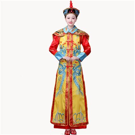 buy queen empress dress game  qing dynasty costume  adult women chinese