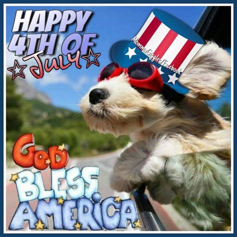 patriotic happy   july god bless america image pictures