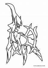 Arceus Pokémon sketch template