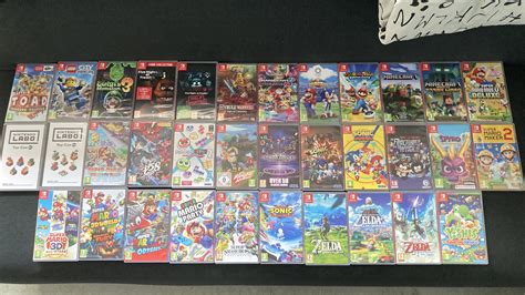 physical nintendo switch game collection rgamecollecting