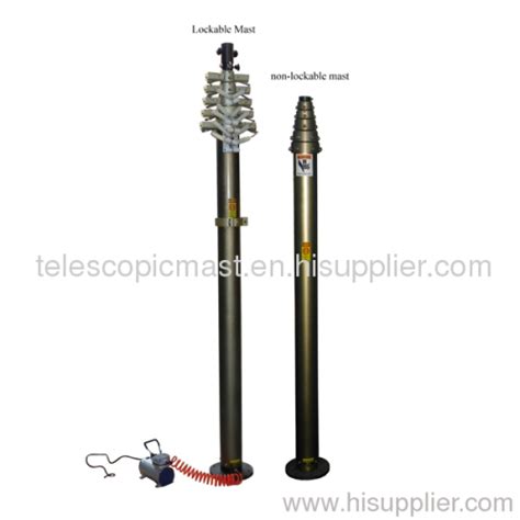 portable pneumatic telescopic mast pht