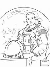 Neil Armstrong Astronauts Printables sketch template