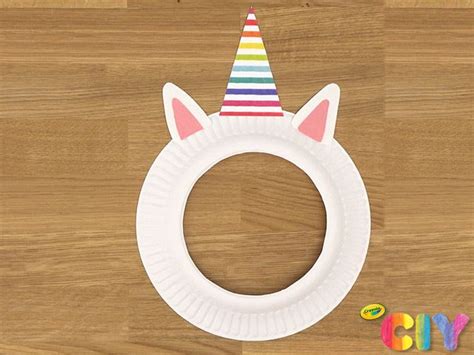 unicorn paper plate mask unicorn paper plates paper plate masks
