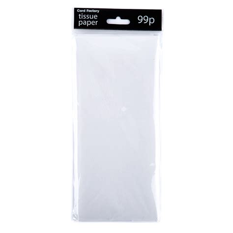 buy white tissue paper  sheets  gbp  card factory uk