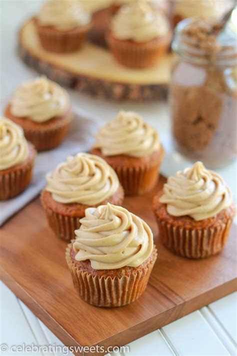 An Easy Recipe For Carrot Cake Cupcakes Topped With A Rich And Tangy