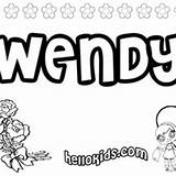 Wendy Coloring Pages Tinkerbell Pan Peter sketch template
