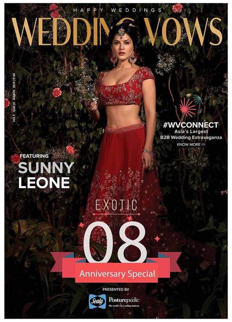 Sunny Leone Hot Photoshoot For Wedding Vows Magazine Ultra