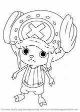 Piece Chopper Tony Draw Drawing Step Anime Manga Learn Getdrawings Tutorials Drawingtutorials101 sketch template