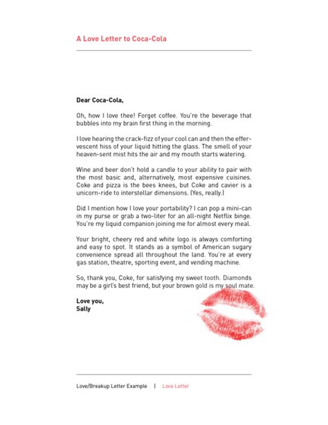 Design Thinking Activity 1 The Love Breakup Letter