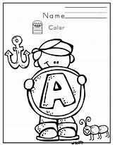 Preschool Alphabet Packet Fun Coloring Sheet sketch template