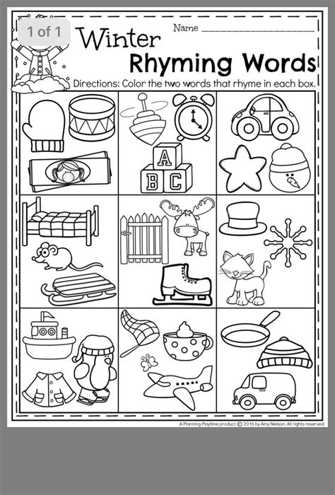 animals  winter worksheets kindergarten printable worksheets
