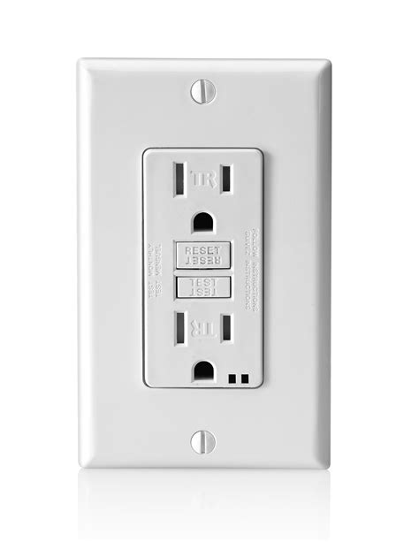 leviton    amp  test gfci wallplate included smartlockpro   side wired