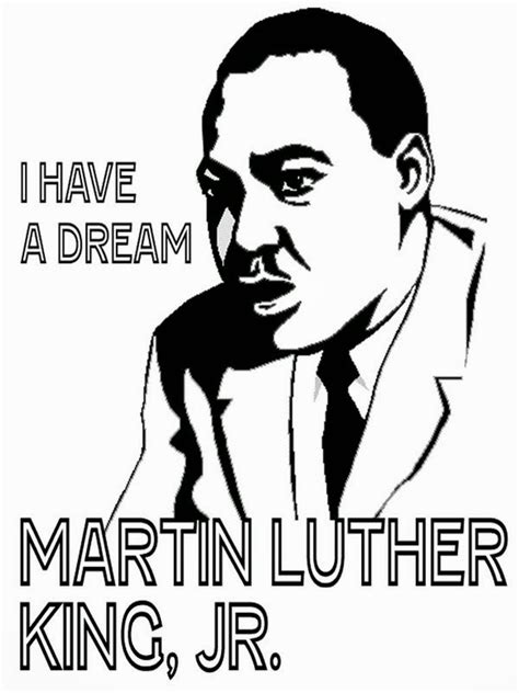 print martin luther king jr coloring pages  kids  coloring pages